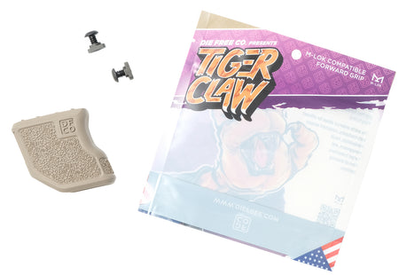 Die Free Co Tiger Claw FDE Nylon 10-Degree Angled Fore Grip M-Lok