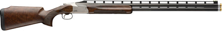 Browning 0183244003 Citori 825 Trap 12 Gauge Break Open 2.75" 2rd 30" Polished Blued Over/Under Vent Rib Barrel, Silver Nitride Stainless Steel Receiver, Monte Carlo Comb Gloss Black Walnut Stock