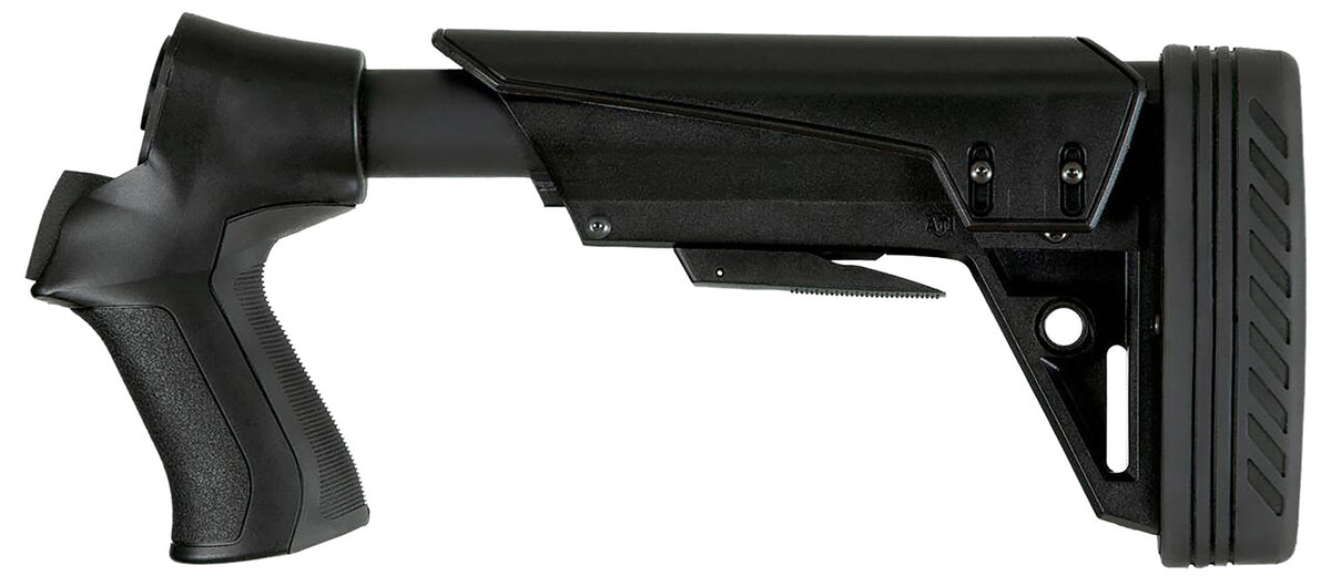 ATI T3 Replacement Shotgun Stock Black Polymer for Mossberg 500 535 590 835 and Remington 870 887