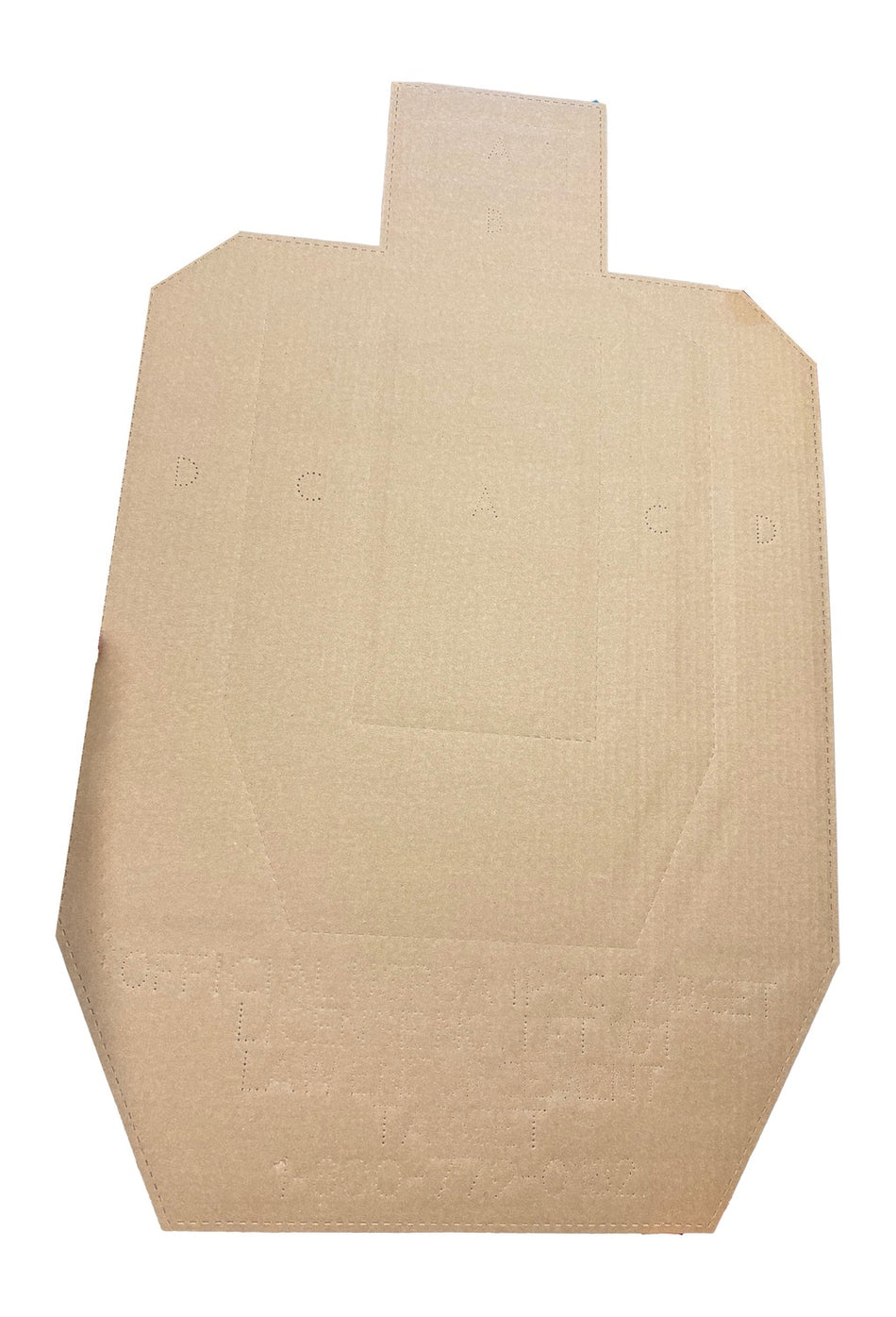 Action Target IPSC-CB USPSA/IPSC Hanging Cardboard Shooting Targets 18"x30" 100Ct