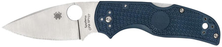 Spyderco C41PCBL5 Native 5 Lightweight 2.95" Folding Knife Plain CPM SPY27 SS Blade Cobalt Blue FRN Handle
