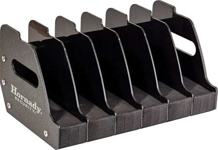Hornady 6 Pistol Metal Gun Rack with Foam Dividers Model 95832