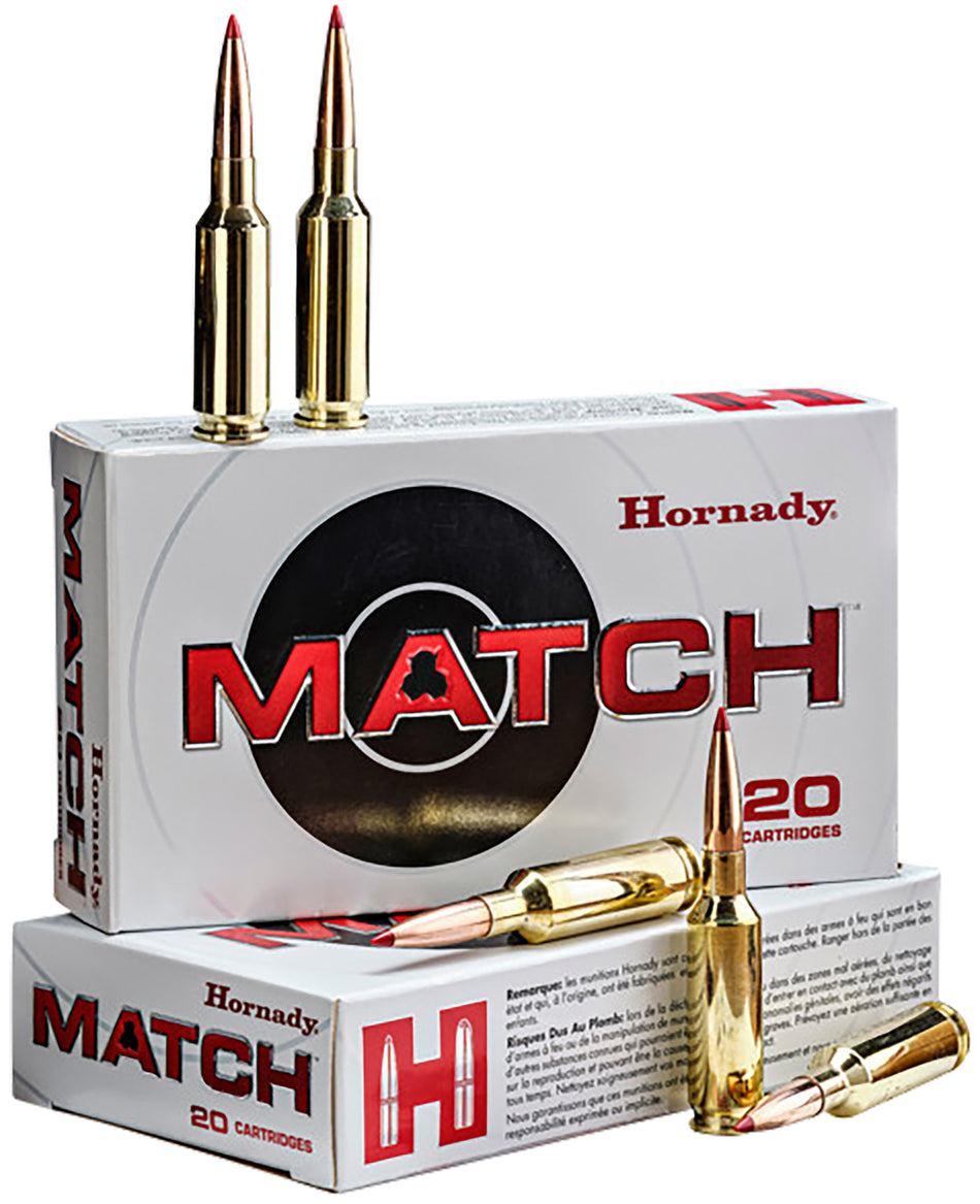 Hornady 6mm GT Rifle Ammo MATCH Extremely Low Drag-Match PolyTip 109 grain 