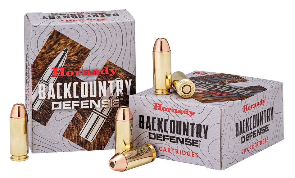 Hornady .500 S&W Mag Handgun Ammo BACKCOUNTRY DEFENSE Jacketed Soft Point JSP 500 grain 