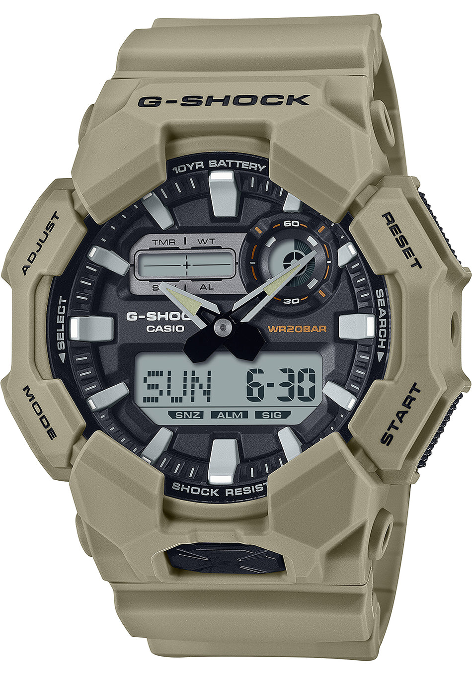GSHOCK GA0105ACR ANLG-DIGTL TAN