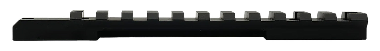 Weatherby J010001 Black Aluminum Picatinny Rail for Mark V Weaver Mount Magnum 9-Lug Action 20 MOA