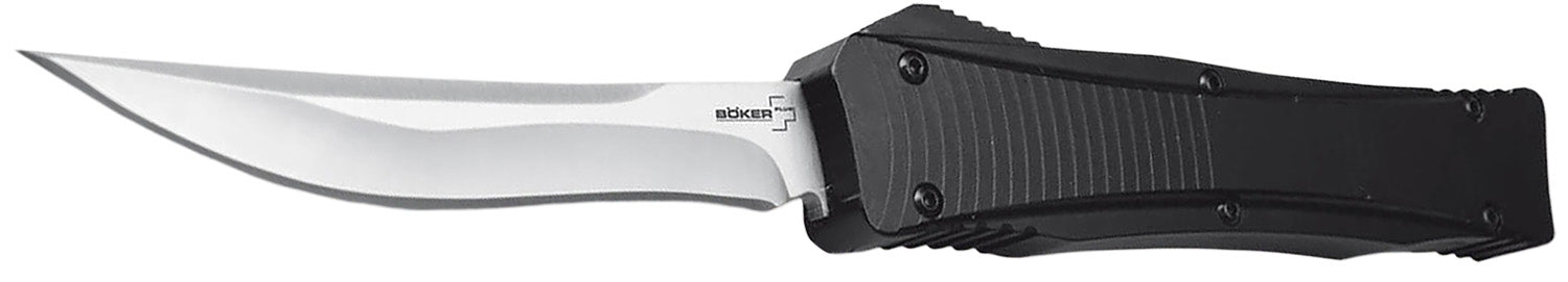 Boker 06EX243 Eagle OTF Automatic Knife 3.35" D2 Steel Blade Black Aluminum Handle