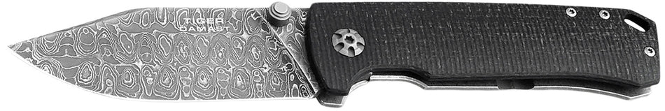 Boker Plus 111103DAM Tiger-Damast 3.35" Damascus Steel Blade Micarta Handle Folding Knife