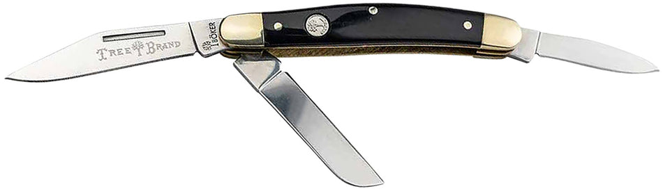 Boker Stockman Traditional 110857 Large D2 Steel Blade Knife with Brown Jigged Bone Handle