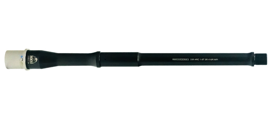 Faxon Gunner Profile 338 ARC 12.50 Inch AR-15 Barrel Black Nitride Stainless
