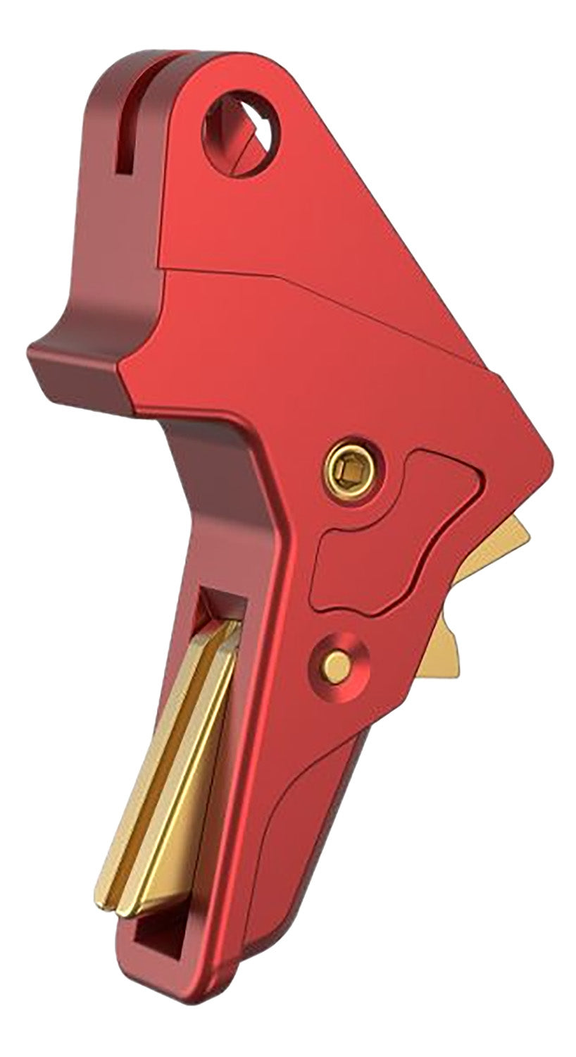 Tyrant CNC Red Trigger with Gold Shoe Upgrade for S&W M&P Full-Size Compact