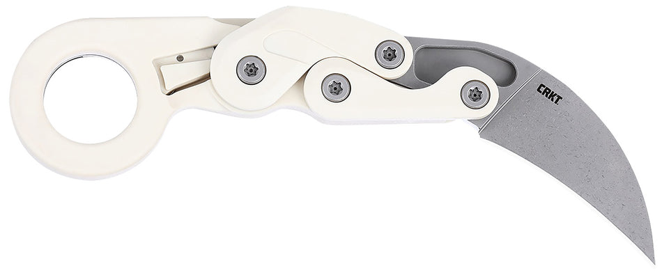 CRKT Provoke 4041S 2.47" Karambit Folder Stonewashed AUS-8A Stainless Blade, Grivory Handle