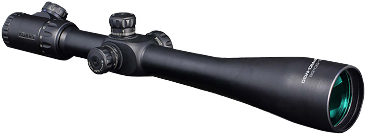 Konus M-30 7289 12.5-50x56mm 30mm Tube Illuminated 1/2 Mil Dot Reticle Scope Black