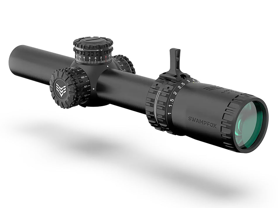 Swampfox Arrowhead ARH11024GB Black 1-10x24mm 30mm Tube Guerrilla Dot BDC Reticle