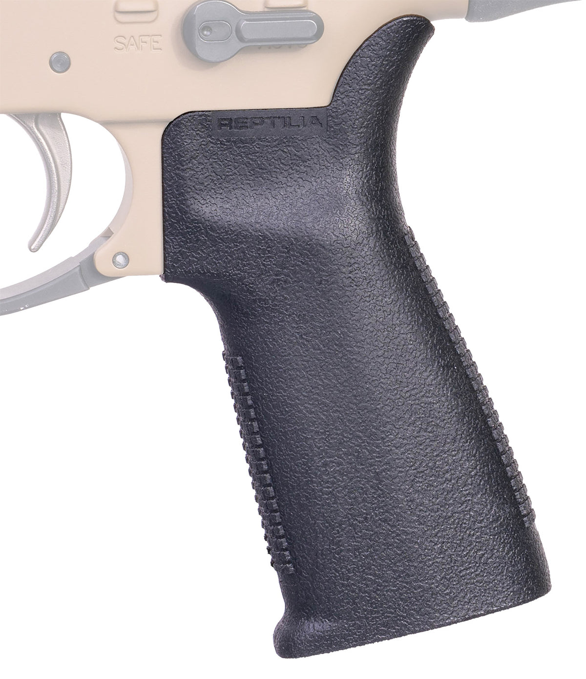 Reptilia LLC 100133 CQG-L Black Nylon Extended Pistol Grip for AR15 AR10 SCAR 16 17