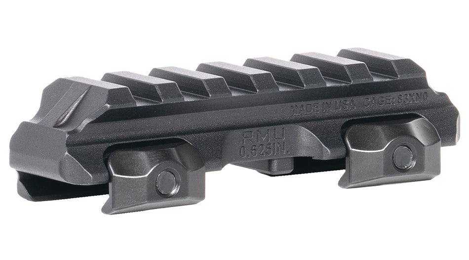 Reptilia LLC RMU 6-Slot Optic Riser Mount Black Aluminum M1913 Picatinny