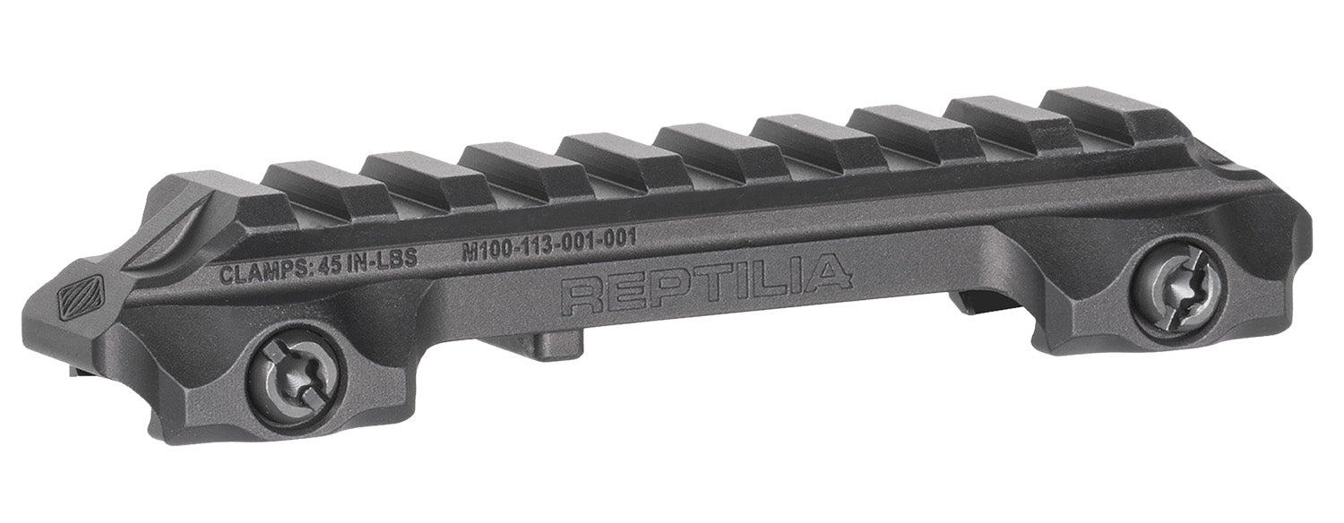 Reptilia LLC RMU 9-Slot Optic Riser Mount Black Aluminum M1913 Picatinny