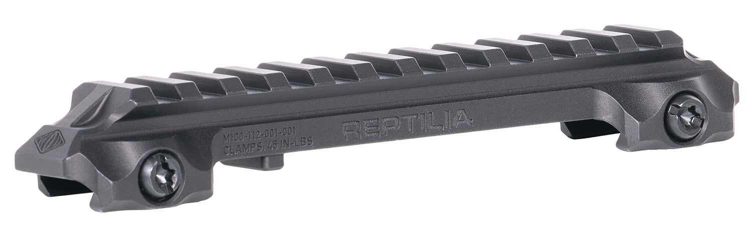 Reptilia LLC RMU 12-Slot Optic Riser Mount Black Aluminum M1913 Picatinny