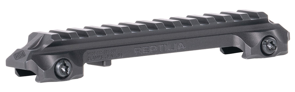 Reptilia LLC RMU 12-Slot Optic Riser Mount Black Aluminum M1913 Picatinny