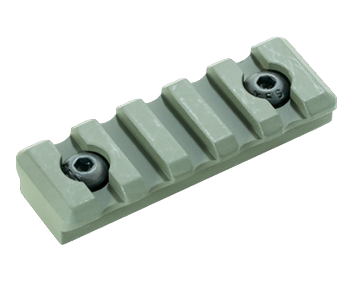 Timber Creek Outdoors 3 Slot M-LOK Picatinny Rail OD Green Aluminum AR-Platform