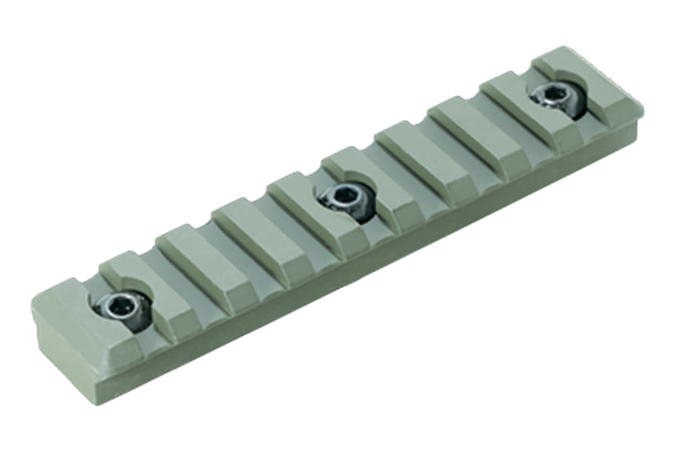 Timber Creek Outdoors 9 Slot M-LOK Picatinny Rail Section OD Green Aluminum AR-Platform