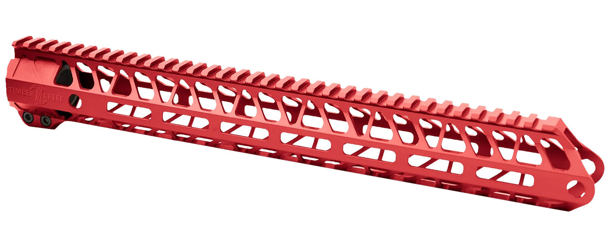 Timber Creek Enforcer 13" Aluminum Handguard AR-15 ME13HGR Red Finish