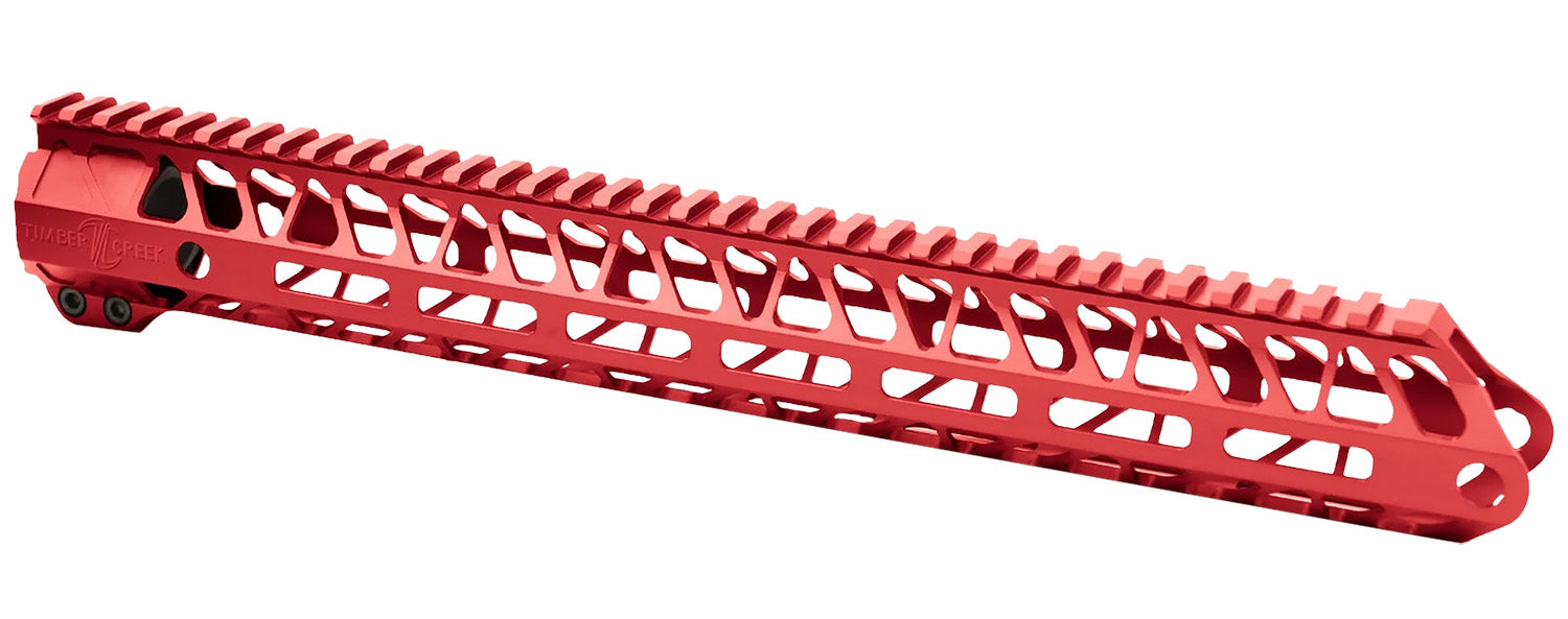 Timber Creek Enforcer 13" Aluminum Handguard AR-15 ME13HGR Red Finish