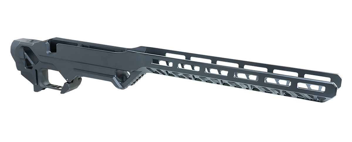 Timber Creek ERCR7SABL Enforcer Chassis Black Aluminum Short Action Rem700 Right