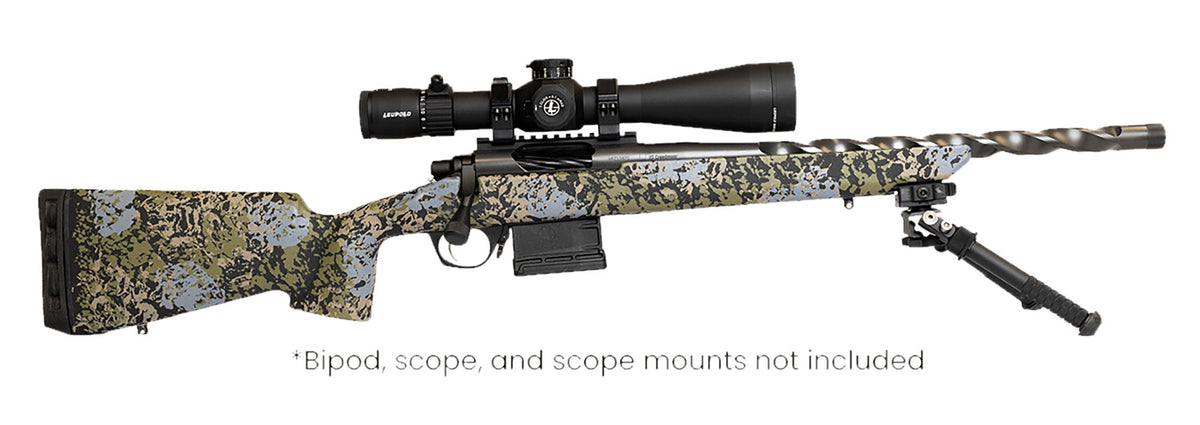 Horizon Firearms RF006P221816T12 Vandal X 22 Creedmoor 18" Black Fluted Threaded Barrel, Drilled & Tapped Receiver, Iota EKO X Carbon Fiber Stock