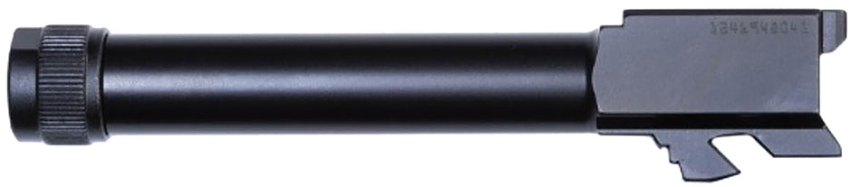 Glock 9mm Luger Threaded Barrel Black Steel Fits Glock 19 Gen5 / 45 / 19X