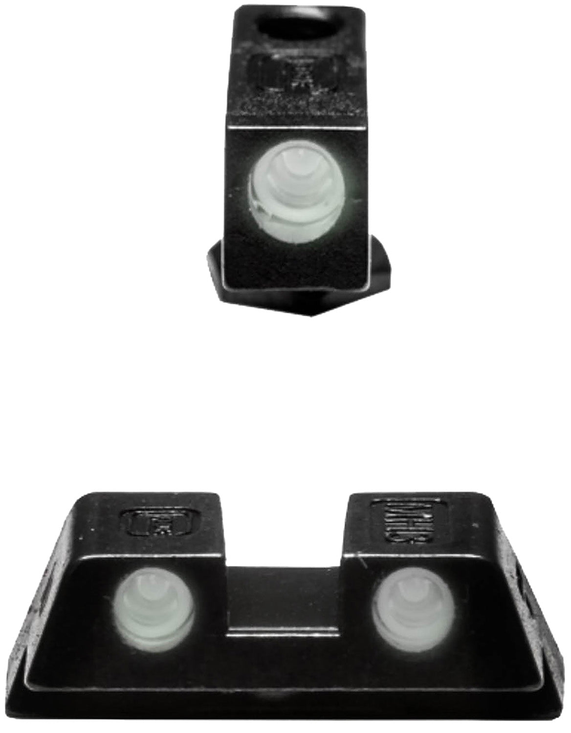 Glock 39928 Tritium Green Night Sights Black Frame Fits G42/G43
