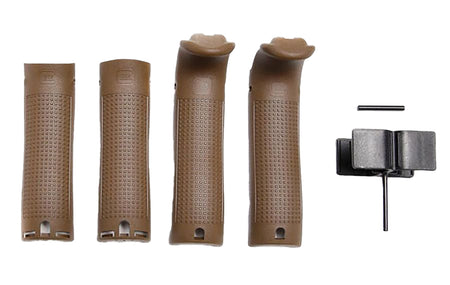 Glock 30867 Dark Earth Polymer Backstrap/Beavertail Set Compatible with Glock 17/22/34/35