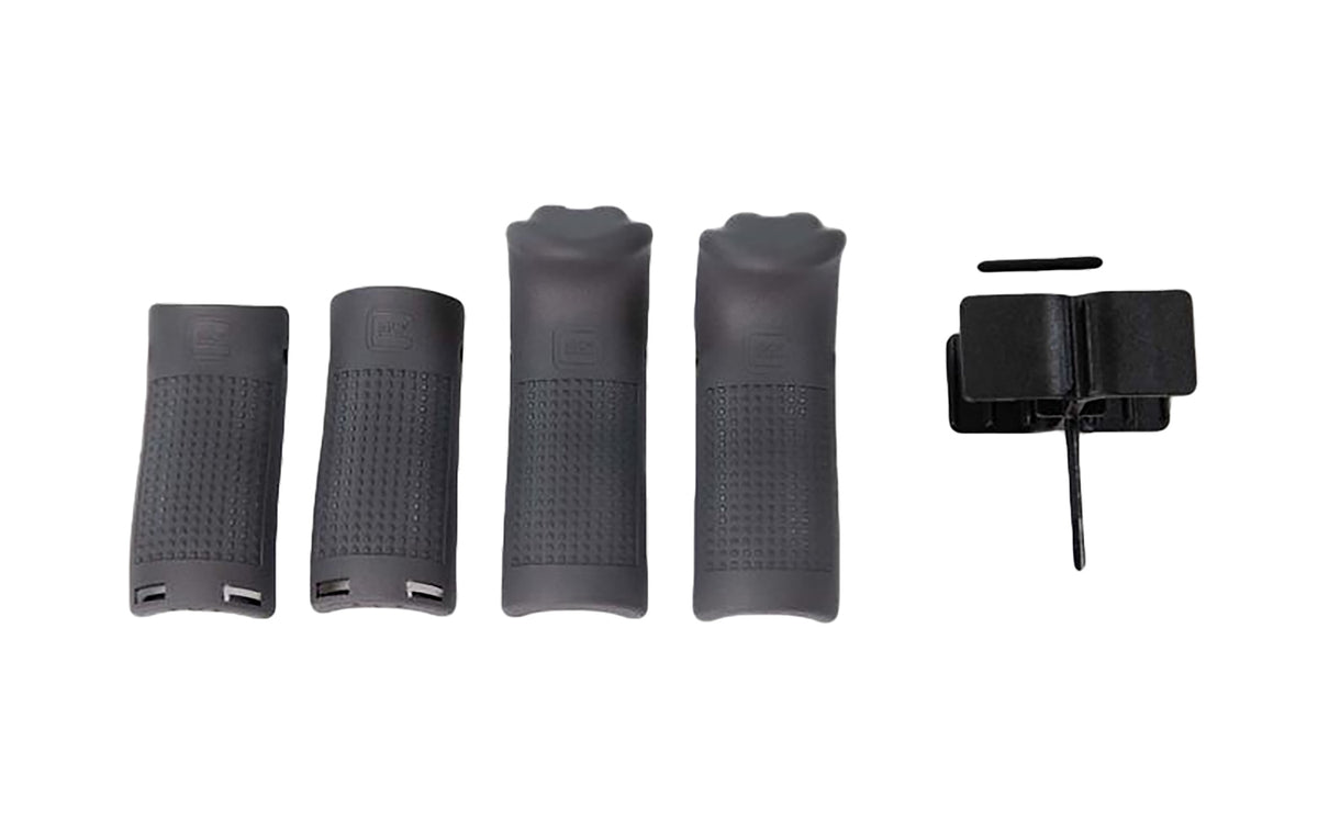 Glock Backstrap Beavertail Grip Set 39840 Gray Polymer