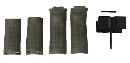 Glock Backstrap Beavertail Grip Set 39844 Battlefield Green Polymer