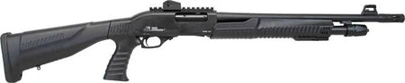 Iver Johnson 12 Gauge Pump Shotgun, 18in Barrel, Black 2-Piece Stock