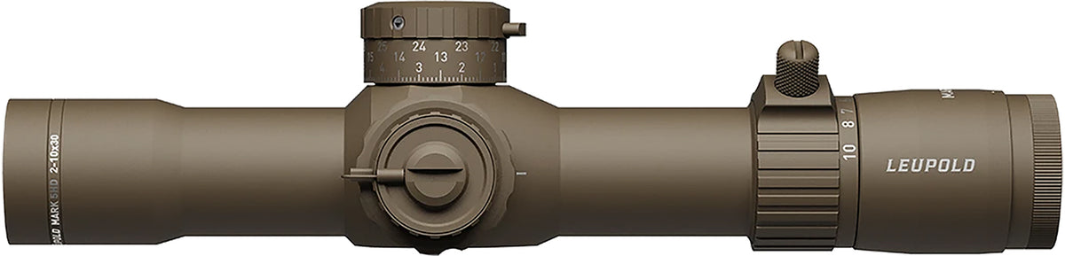 Leupold Mark 5HD Flat Dark Earth 2-10x30mm Rifle Scope, 35mm Tube, Illuminated FFP CMR-MIL Reticle