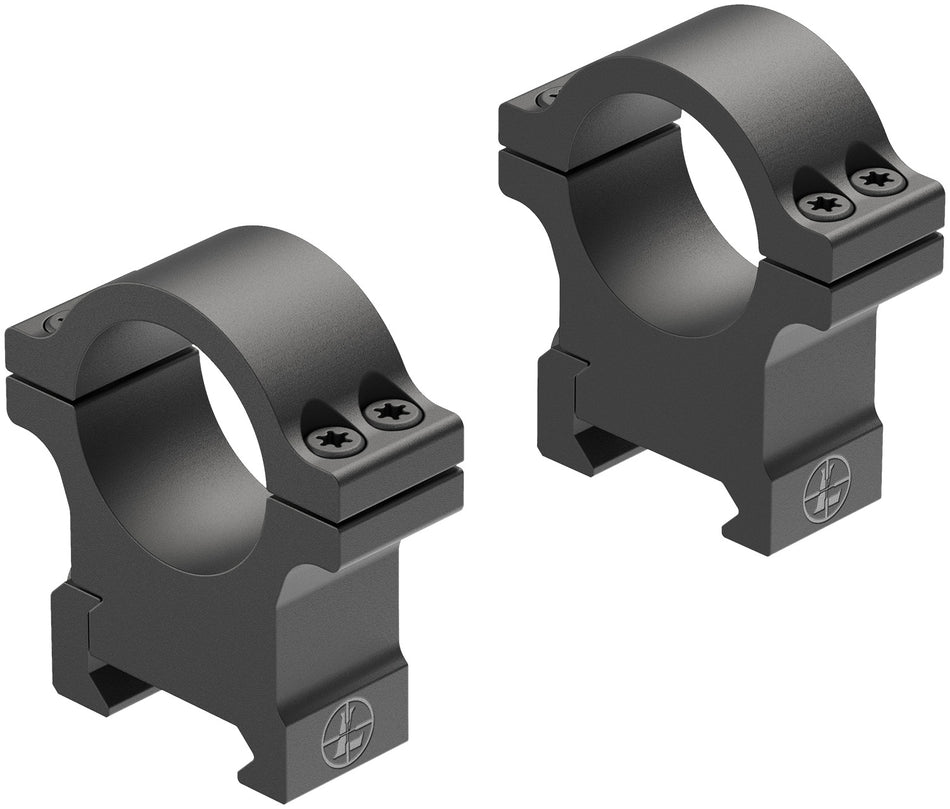 Leupold 184800 Open Range 30mm Tube Medium Scope Ring Set Black Aluminum
