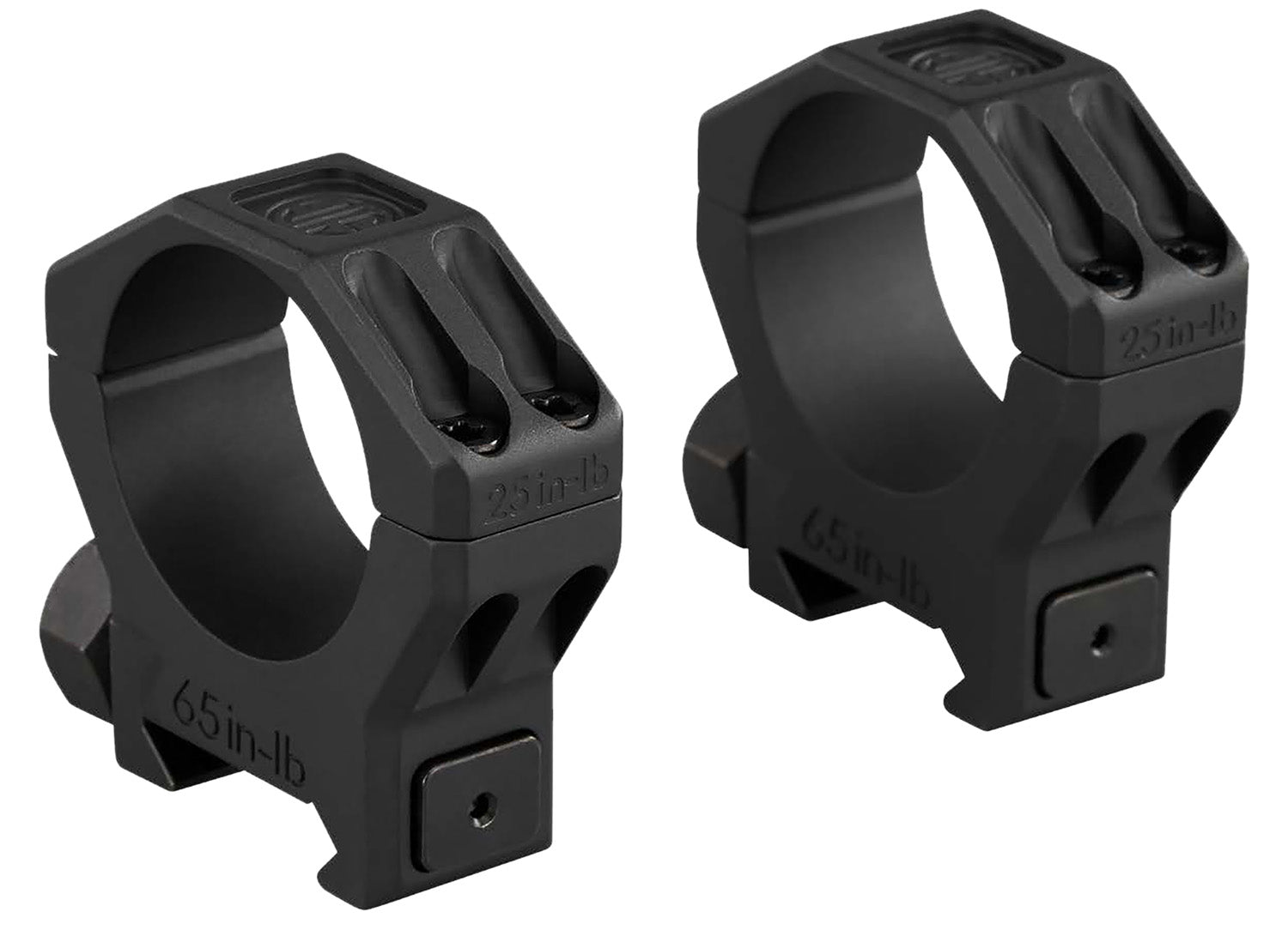 Sig Sauer Electro-Optics Alpha 6 Rings 30mm Tube Low Profile Black Stainless