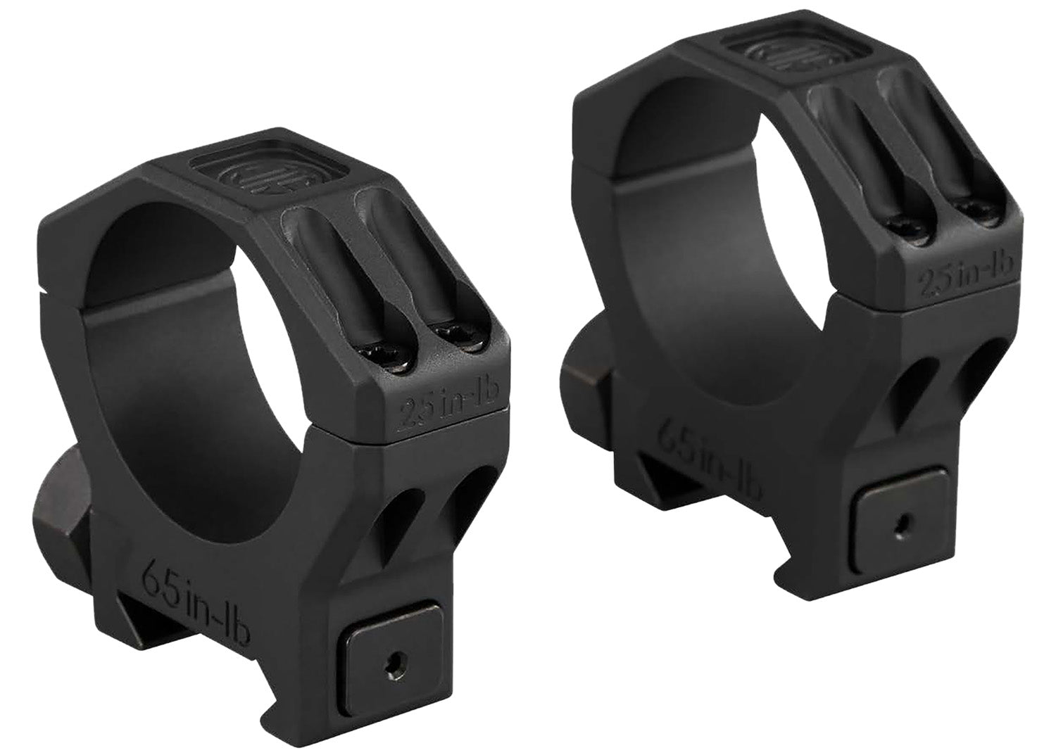 Sig Sauer Electro-Optics Alpha 6 Rings 30mm Tube Medium Profile Black Stainless