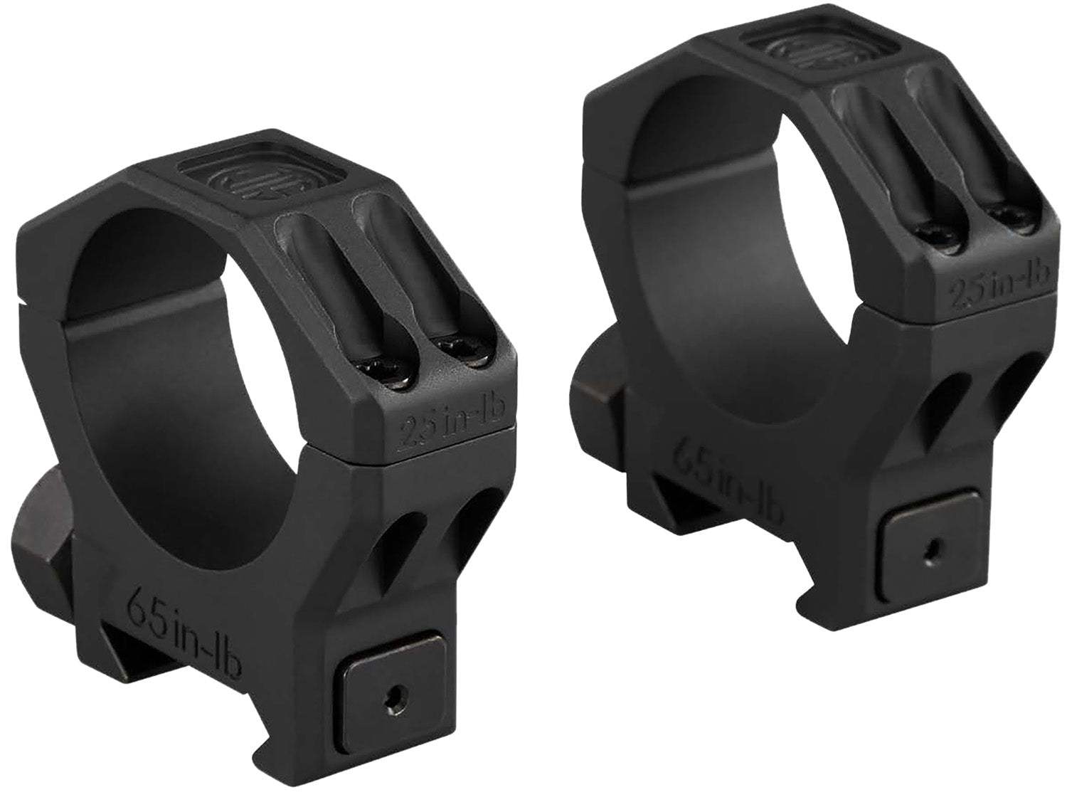 Sig Sauer Electro-Optics Alpha 6 Rings 30mm Tube High Profile Black Stainless