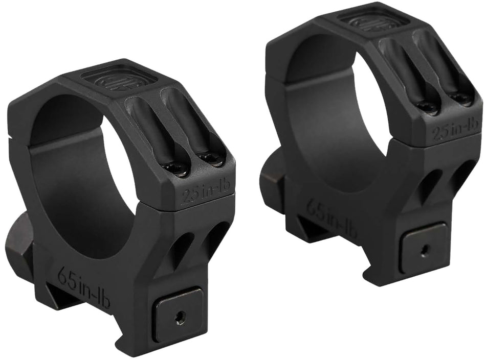 Sig Sauer Electro-Optics Alpha 6 Rings 30mm Tube High Profile Black Stainless