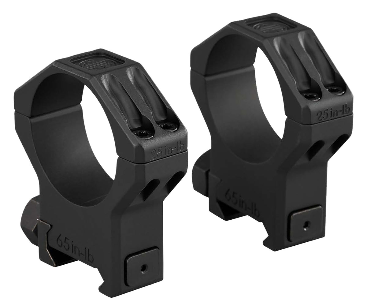 Sig Sauer Electro-Optics Alpha 6 Rings 34mm Tube Medium Profile Black Stainless