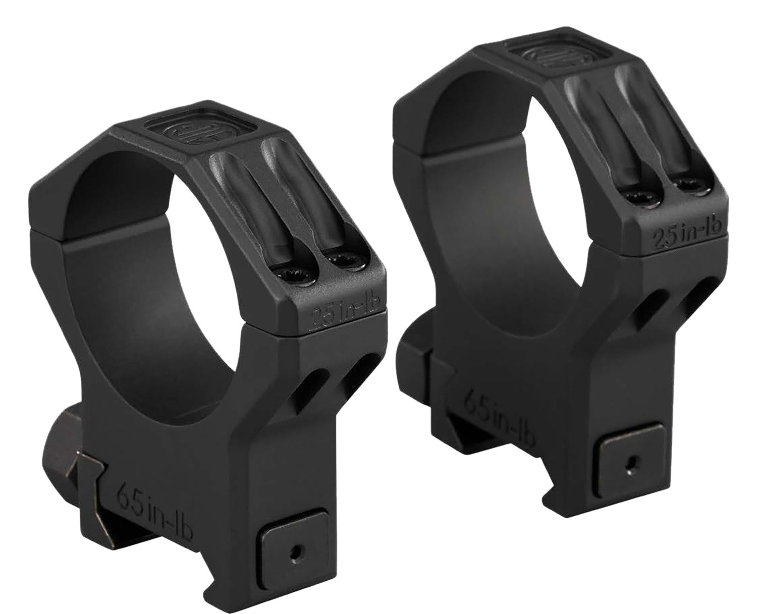 Sig Sauer Electro-Optics Alpha 6 Rings 34mm Tube Medium Profile Black Stainless