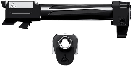 Radian Weapons R0859 Ramjet Barrel & Afterburner Combo Glock 43X 9mm Luger, Black Stainless