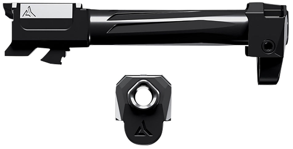 Radian Weapons R0859 Ramjet Barrel & Afterburner Combo Glock 43X 9mm Luger, Black Stainless