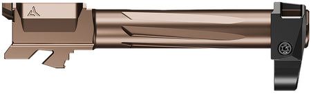 Radian Weapons R0845 Ramjet Barrel & Afterburner Combo Glock 48 9mm, Bronze Stainless Steel