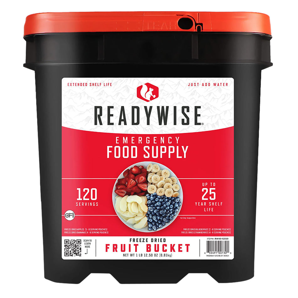 Wise Foods RW4052120 Emergency Freeze Dried Fruit Assortment 120 Servings