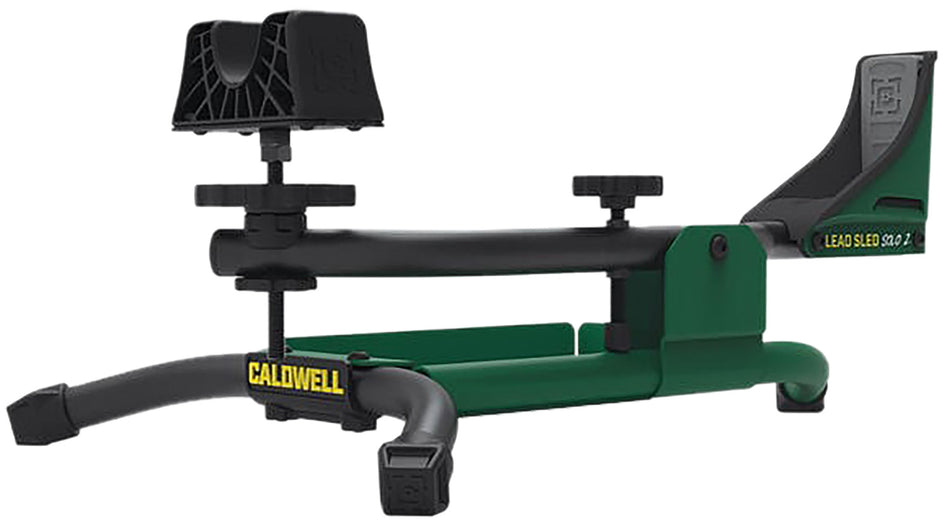 Caldwell Lead Sled Solo 2 Recoil-Reducing Shooting Rest for Rifle or Shotgun Black/Green
