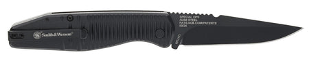 Smith & Wesson Special Ops Full Size 1215357 Folding Drop Point Knife 3.40" AUS-8A Stainless Steel Blade Aluminum Handle