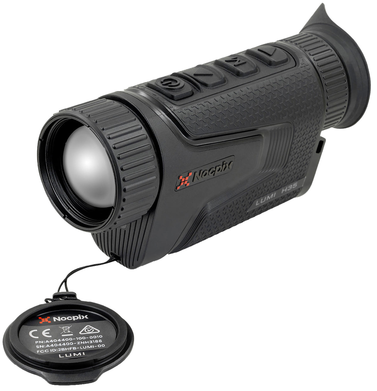Nocpix LUMIH35 Lumi H35 Thermal Monocular 2.5x 35mm 640x512 12 Microns Black